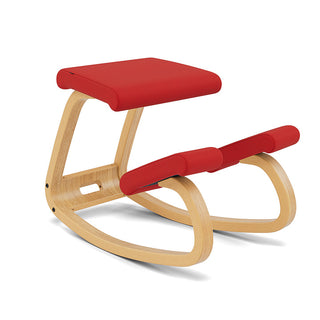 Variable Balans kniestoel-Ergonomische stoelen-VARIER FURNITURE AS-Revive Rood 634-Natural-Buro International