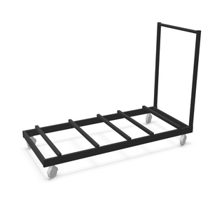 Configuratieweergave van de Buronomic Solution transportkar voor inklapbare tafels