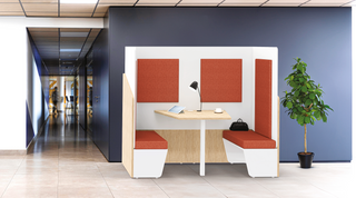 Buronomic Calme werkplekcabine voor twee personen, productbeeld 6