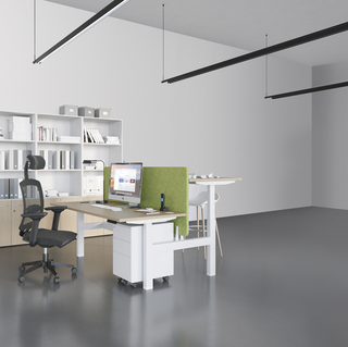 Envol Evo table de réunion tonneau 200x100 assis-debout