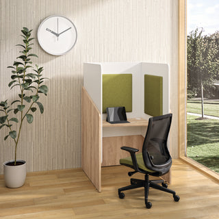 Buronomic Calme workstation pod with bench