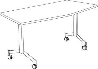 Eureka trapezoidal conference table
