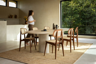 Titus dining chair cane seat