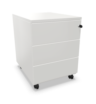 Mobile pedestal with 3 drawers + pencil drawers