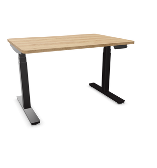 Buronomic Alto electric sit-stand desk in Nebraska with black base